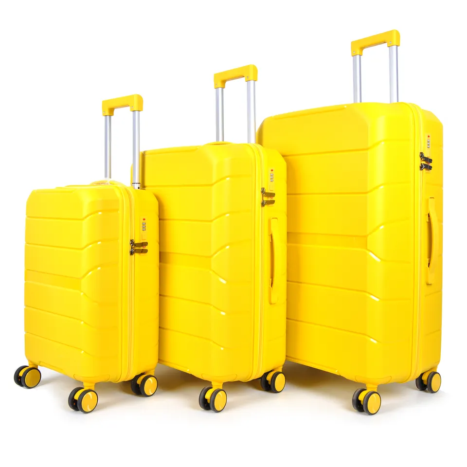 Cheap price wholesale pp luggage new arrival 20" 24" 28" PP travel luggage