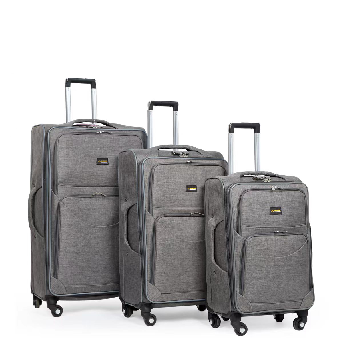 Marksman 4pcs 20/24/28/32" New design nylon luggage bag set carry on travel suitcase 4 pcs in 1 set suitcase