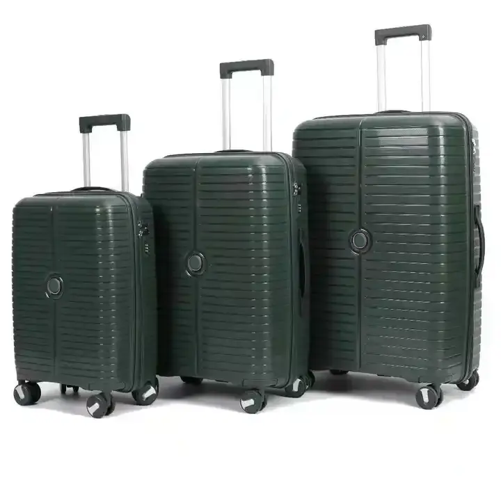 Hot PP 3PCS Luggage Suitcase Bag Travel Luggage Trolley Case 