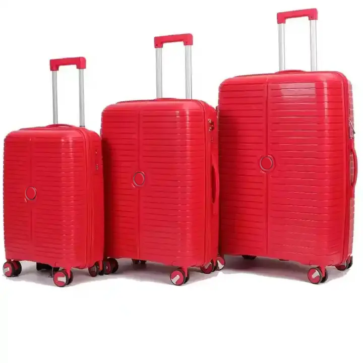 Hot PP 3PCS Luggage Suitcase Bag Travel Luggage Trolley Case 