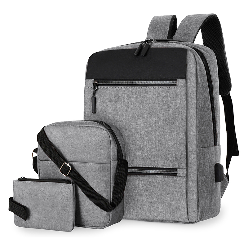 MARKSMAN High-end business package backpacks for three-piece set Portable backpack for business trips bags